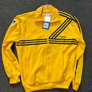 Adidas Originals Team Adidas Yellow Jacket track jacket